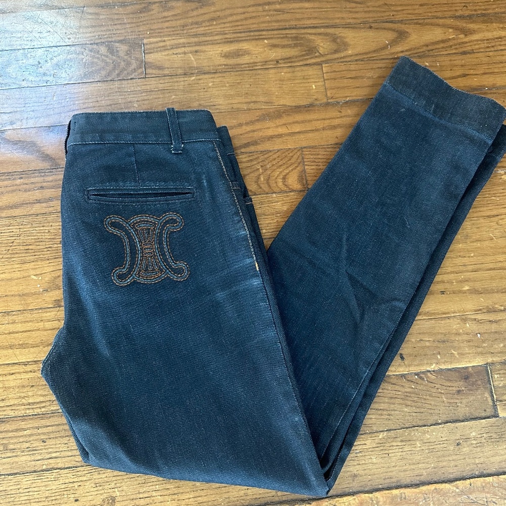 Celine tapered blue jeans!